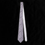 Silver Sequin Effect Tie
