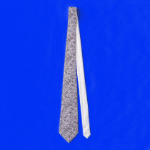 Silver Sequin Effect Tie
