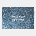Silver Sequins Hand Towels