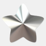 Silver Shining Star Stickers