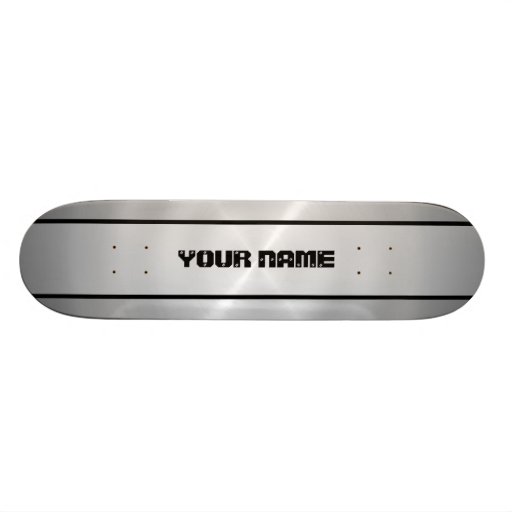 Stainless Steel Skateboards & Skateboard Deck Designs
