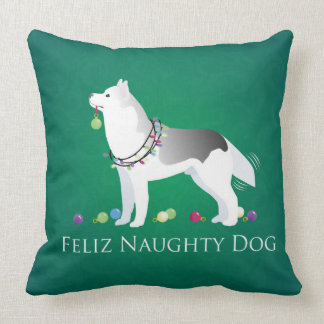 feliz naughty dog pillow