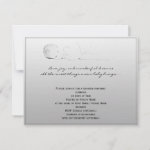 Silver Sketch Baby Shower Invitation invitation