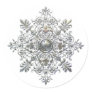 Silver Snowflake Sticker Silver Snowflake Sticker