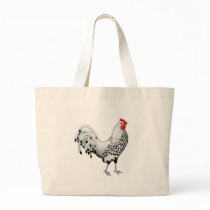 Silver Spangled Hamburg Rooster ow Bag