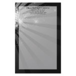 Silver Sparkle Disco Ball Party Custom Stationery
