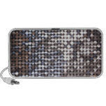 Silver Sparkling Sequin Look speakers