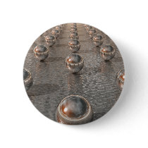 Silver Spheres Buttons