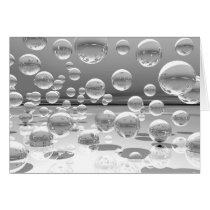 Silver Spheres cards by artberry Silver Spheres cards
