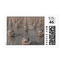 Silver Spheres Postage