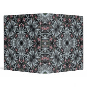 Silver Spider :Geometric Fractal Art Album Binder