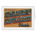 Silver Springs, Florida - Large Letter Scenes cards