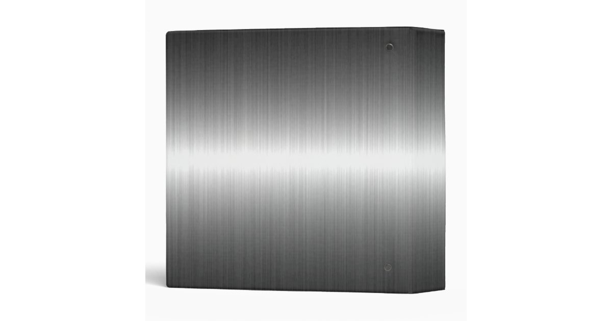 Silver Stainless Steel Metal Binder Zazzle