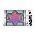 Silver Star of David Stamp