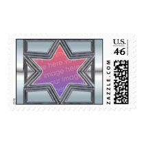 Silver Star of David Stamp