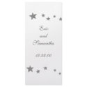 Silver Stars, menu cards rackcard