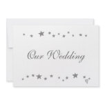 Silver Stars, Our Wedding, Invitations, Custom invitations