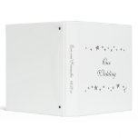 Silver Stars Wedding Keepsake Binders