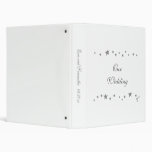 Silver Stars Wedding Keepsake Binders