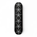 Silver Sticks Pentagram Skateboard