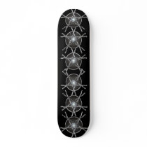 Silver Sticks Pentagram Skateboard