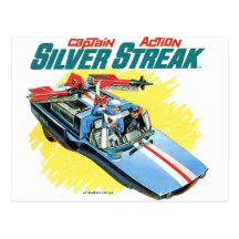 Silver Streak Vintage Ad Post Card
