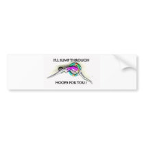 SILVER SWIMMER BUMPER STICKERS