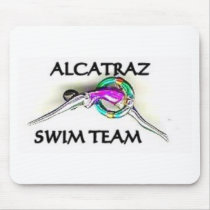 SILVER SWIMMER MOUSE PAD