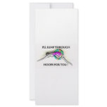 SILVER SWIMMER PERSONALIZED RACK CARD