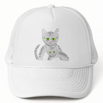 Silver Tabby Cat and Kitten hats
