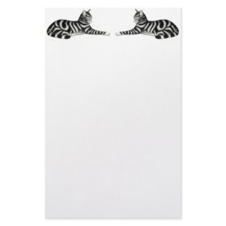 Silver Tabby Cats Stationery stationery