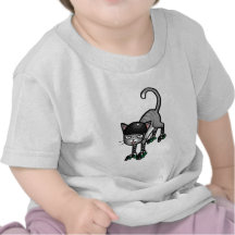 Silver Tabby on RollerSkates Shirt