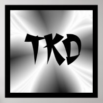 Silver TKD Poster Print