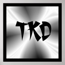 Silver TKD Poster Print