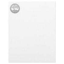 Silver Tree of Life Customized Letterhead