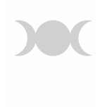 Silver Triple Goddess Tshirts