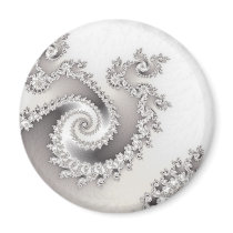 Silver Triple Twirl Magnet