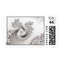 Silver Triple Twirl Postage Stamp