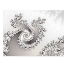 Silver Triple Twirl Postcard