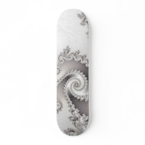 Silver Triple Twirl Skateboard