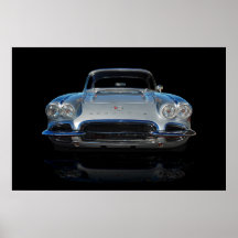 Silver vette posters