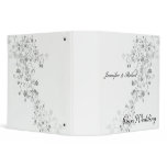 Silver Vines 3 Ring Binders