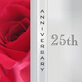 Silver Wedding Anniversary Invitation invitation