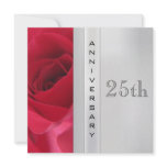 Silver Wedding Anniversary Invitation