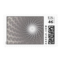Silver Whirlpool2 Postage Stamp