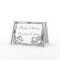 Silver Winter Wedding Invitation cards by kjsweddingshop Silver Winter Wedding Invitation cards