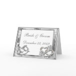 Silver Winter Wedding Invitation Silver Winter Wedding Invitation