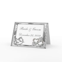 Silver Winter Wedding Invitation cards