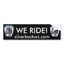 SilverBack Bumper Sticker