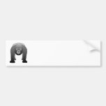 Silverback Gorilla Cartoon Bumper Stickers